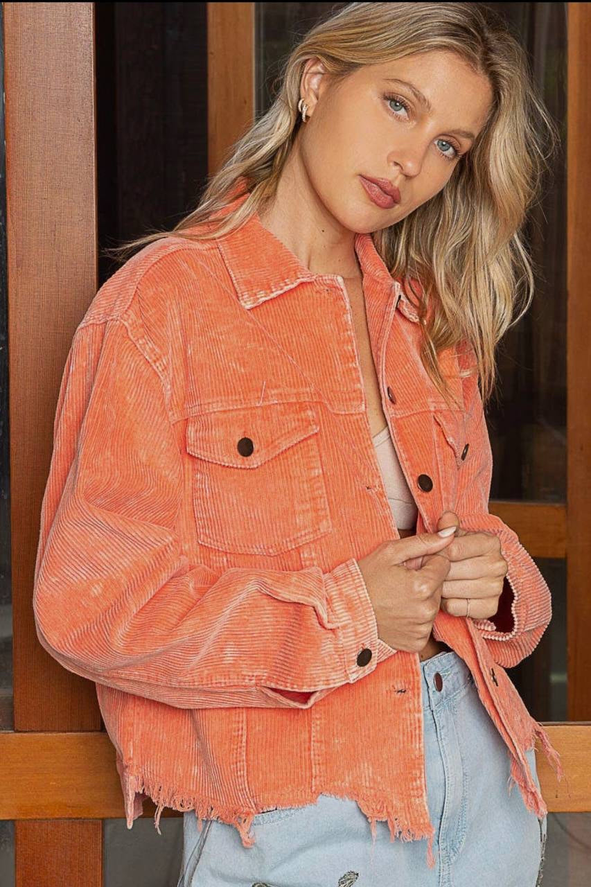 Orange Cord Jacket