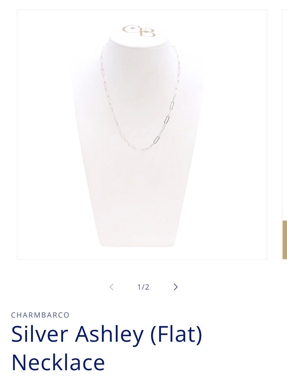 Silver Ashley Necklace