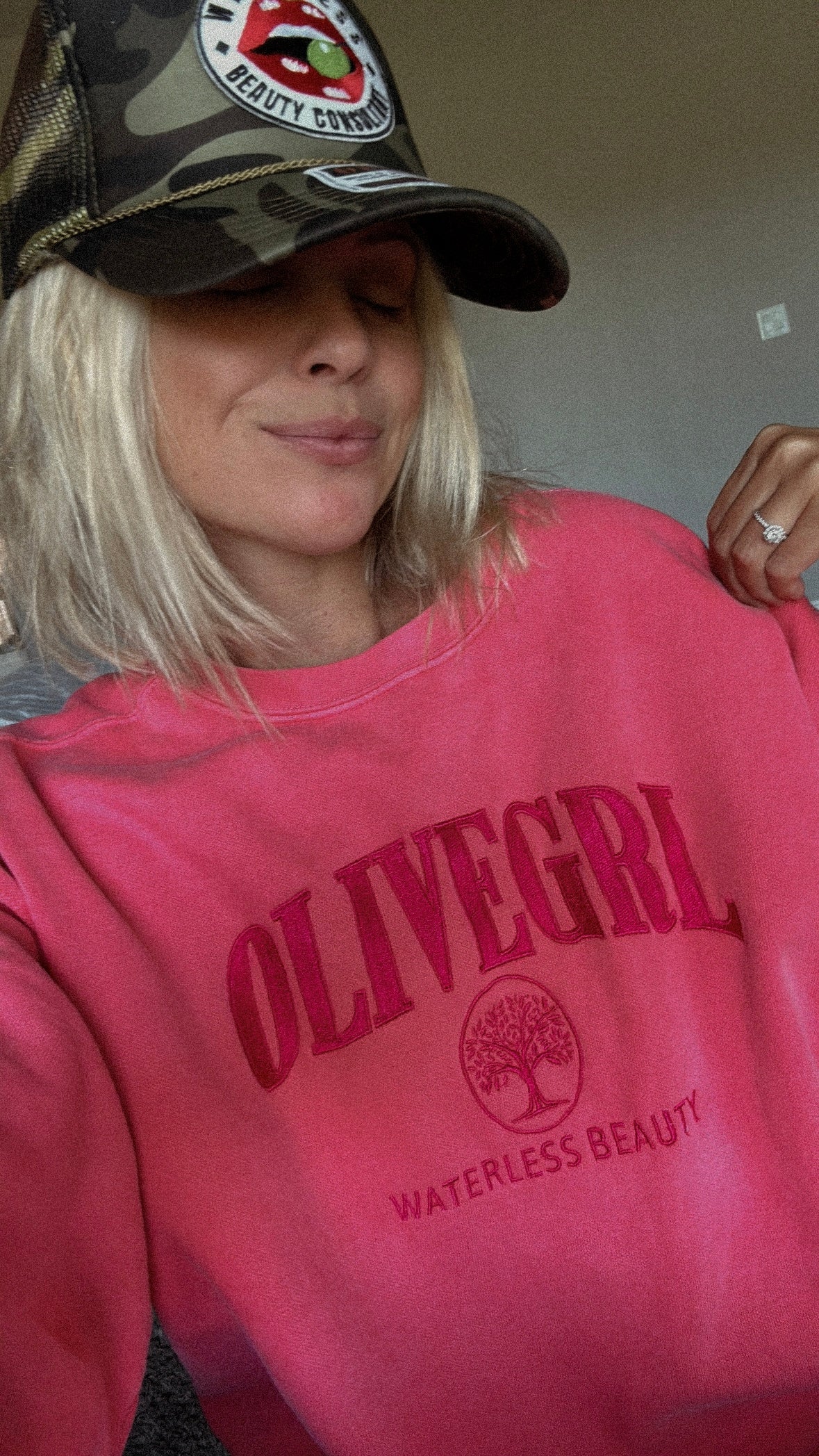 Pre-order -OLIVEGRL Embroidered Crewneck-ships week of September 8th