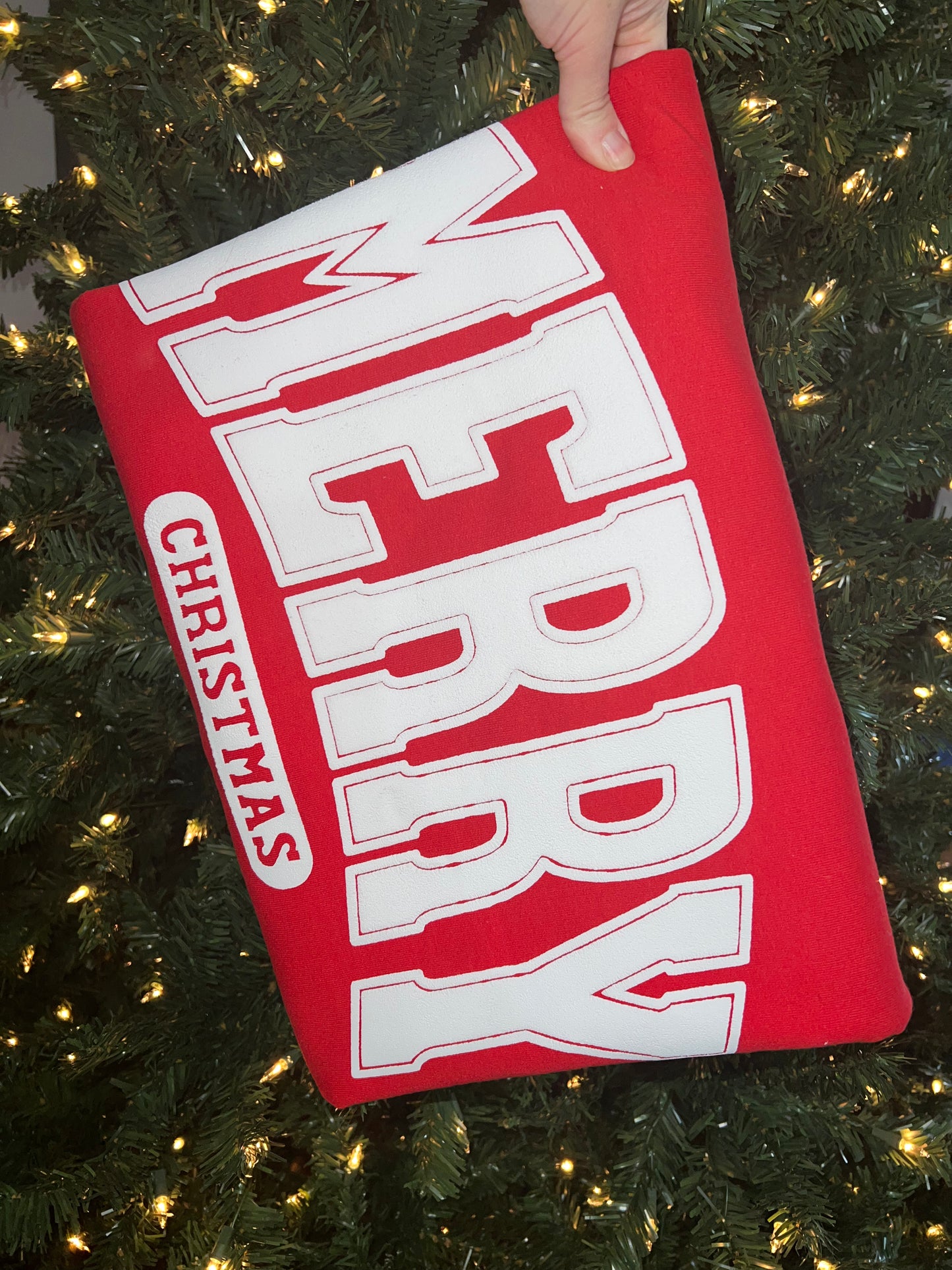Merry Christmas CREWNECK Puff sweatshirt