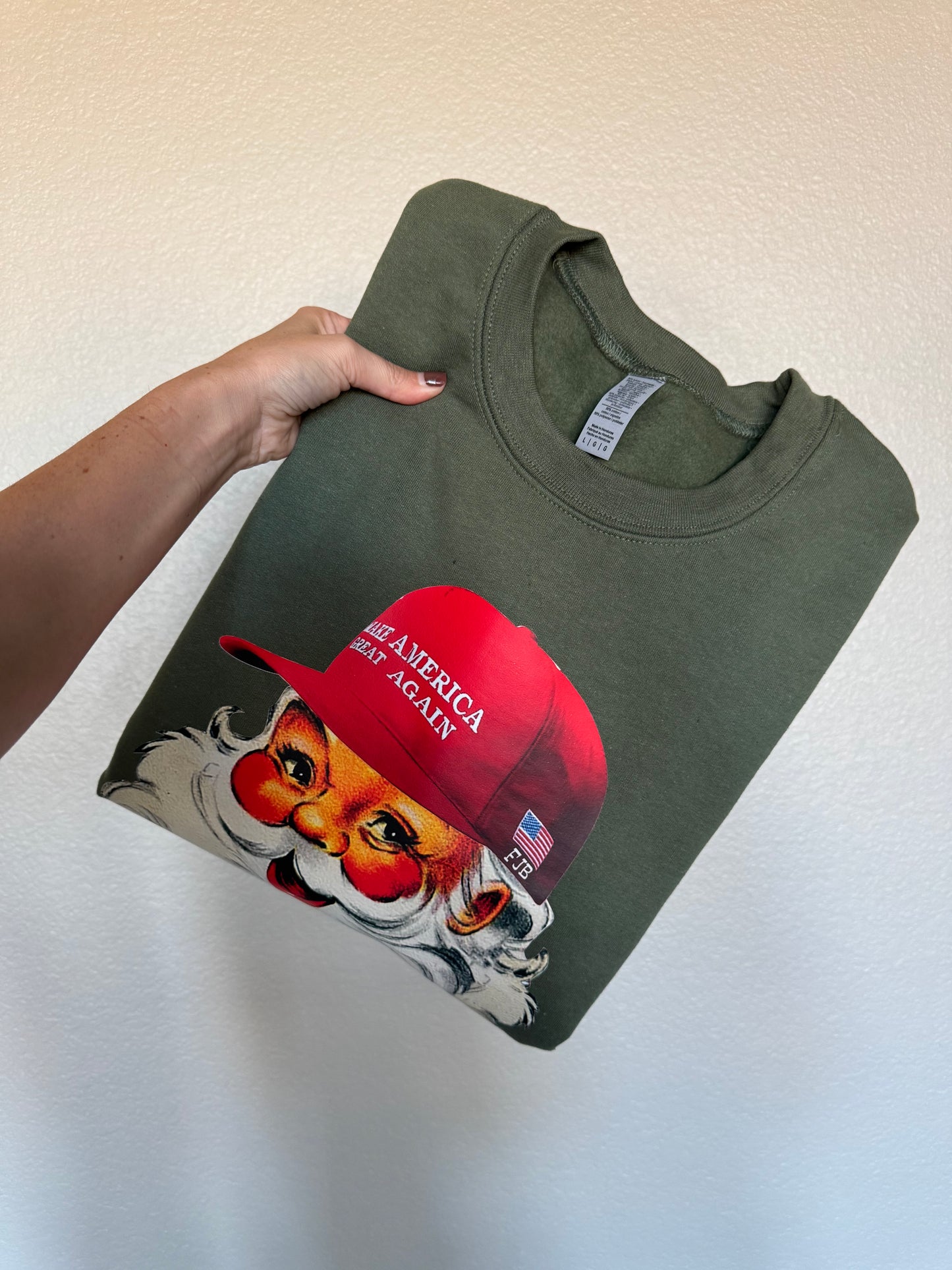 MAGA Santa Crewneck Sweatshirt