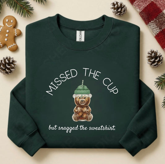 Missed the Cup, Snagged the Sweatshirt
