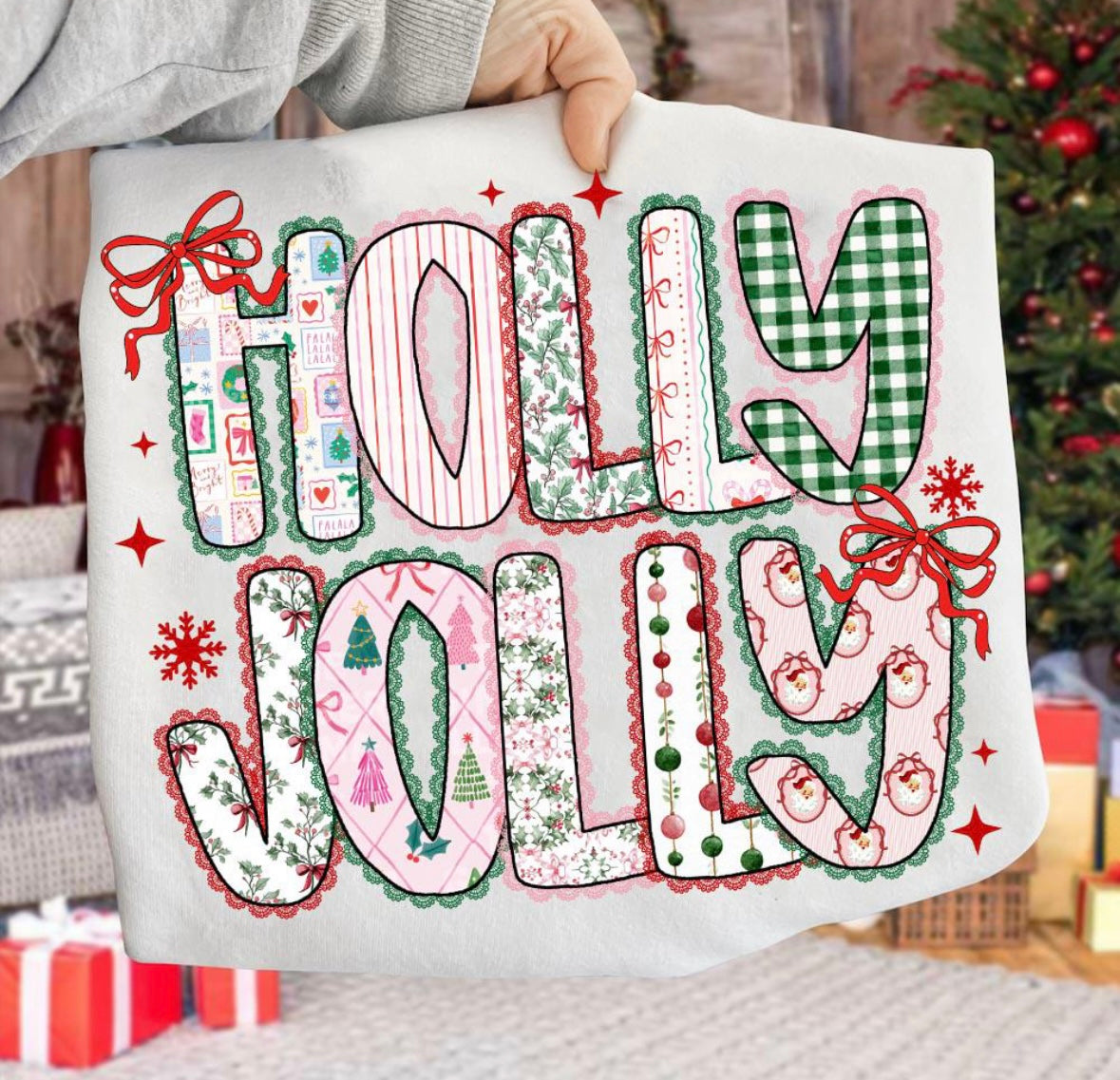 Holly Jolly crewneck sweatshirt