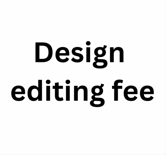 Design editing fee