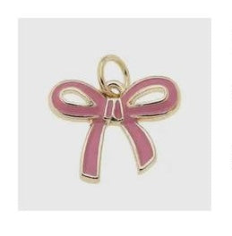 Enamel Pink Bow