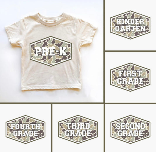 Camo Cusotm Grade T Shirt
