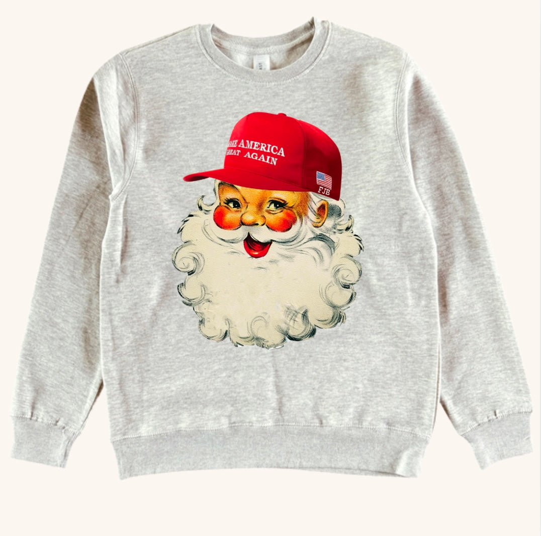 MAGA Santa Crewneck Sweatshirt