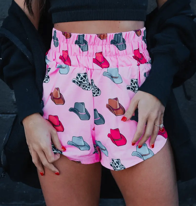 Pink Cowgirl Shorts