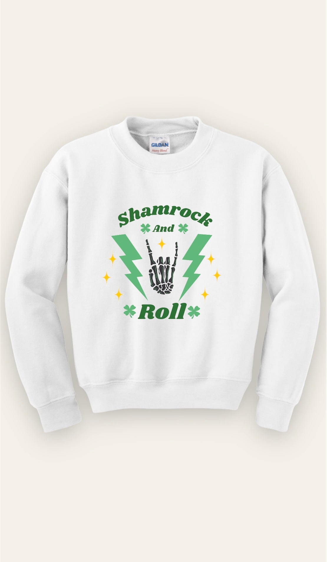 Shamrock and Roll Crewneck sweatshirt